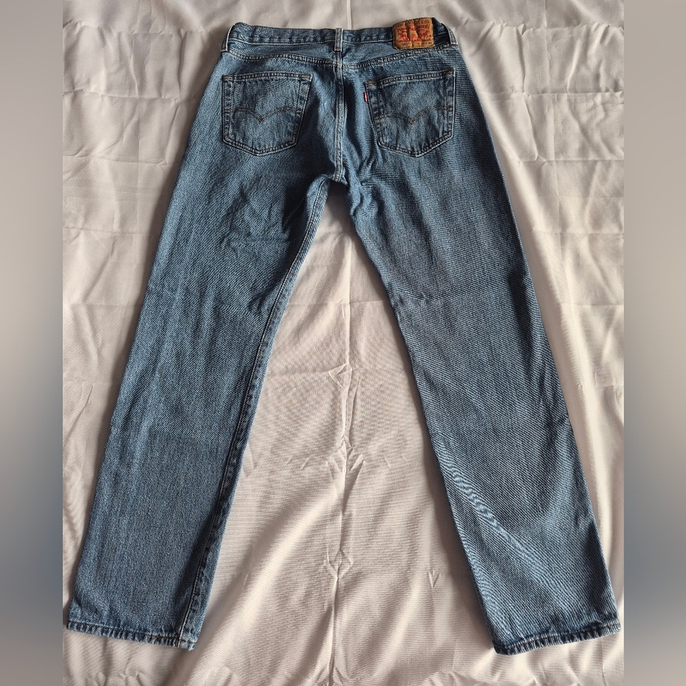 Levi's 501 Blue Jeans Size 34/32 (32/29) Classic Straight Leg Button Fly Red Tab